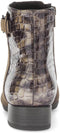 Gabor Enkellaarsjes - Suede met Croco Details - Bruin (2025)