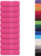 vidaXL - Zeepdoekjes - 10 - st - 30x30 - cm - 360 - g/m² - 100% - katoen - roze