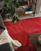 EVREN - Shaggy vloerkleed - Rood - 140 x 200 cm - Polyester