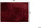 EVREN - Shaggy vloerkleed - Rood - 200 x 300 cm - Polyester