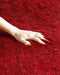 EVREN - Shaggy vloerkleed - Rood - 200 x 300 cm - Polyester