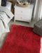 EVREN - Shaggy vloerkleed - Rood - 80 x 150 cm - Polyester