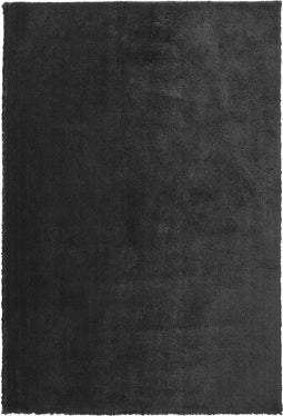 EVREN - Shaggy vloerkleed - Zwart - 140 x 200 cm - Polyester
