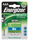 Energizer E300624300 - Oplaadbare batterij AAA - NiMH 800mAh - Zilver