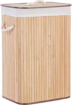 Beliani KOMARI - Mand - Lichte houtkleur - Bamboehout