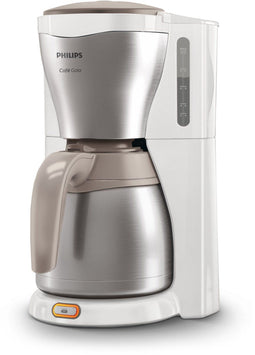 Philips Café Gaia HD7546/00 - Koffiezetapparaat - Thermische kan 15 koppen - Wit/zilver
