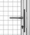 vidaXL - Poort - 105x150 - cm - gegalvaniseerd - staal - zilverkleurig