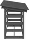 vidaXL - Haardhoutrek - 108x64,5x78 - cm - massief - grenenhout - grijs