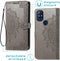 iMoshion Hoesje Geschikt voor OnePlus Nord N10 5G Hoesje Met Pasjeshouder - iMoshion Mandala Bookcase - Grijs