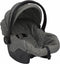 vidaXL - Kinderwagen - 3-in-1 - staal - lichtgrijs - en - zwart