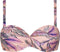 Beachlife Tropical Blush - Voorgevormde bikinitop met beugel - Multiway - Roze/Bloemenprint