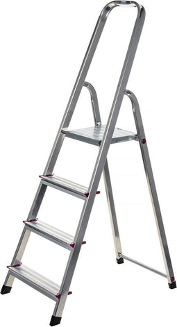 Krause 000705 Stufen-Stehleiter Aluminium max. Arbeitshohe 2.80 m