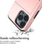 imoshion Hoesje Geschikt voor iPhone 14 Pro Hoesje - Ruimte voor 2 pasjes - imoshion Backcover met pasjeshouder - Rosé Goud