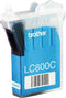 Brother LC-800C - Inktcartridge - ±400 pagina's - Cyaan