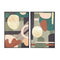Schilderij DKD Home Decor Abstract Modern (83 x 4,5 x 122,5 cm) (83 x 4,5 x 123 cm) (2 Stuks)
