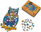 UNIDRAGON Houten Puzzel Voor Volwassenen Dier - Charmante Uil - 186 stukjes - Medium 21x35 cm