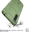 iMoshion Hoesje Geschikt voor Sony Xperia 10 V Hoesje Siliconen - iMoshion Rugged Shield Backcover - Groen