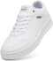 PUMA Court Classic - Unisex Sneakers - SoftFoam+ - PUMA White-PUMA Gold