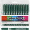 Colortime stift, 5 mm lijn, donkergroen, 12 stuks