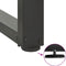 vidaXL - Salontafelpoten - 2 - st - T-vormig - 60x25x(42-43) - cm - staal - antraciet