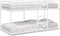 vidaXL - Stapelbed - zonder - matras - 107x203 - cm - staal - wit