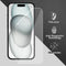 Lunso - Geschikt voor iPhone 15+ / 15 Plus - Duo Pack (2 stuks) Beschermfolie - Full Cover Screen protector