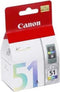Canon CL-51 - Cartridge - 21 ml - 545 Paginas Kleur (1 stuk)