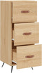 vidaXL - Dressoir - 34,5x34x90 - cm - bewerkt - hout - sonoma - eiken
