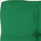 vidaXL - Palletkussen - 58x58x10 - cm - stof - groen