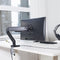 Monitorbeugel gasveer - monitorarm - USB 2.0 en multimediapoort - draaibaar kantelbaar roteerbaar
