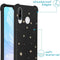 iMoshion Hoesje Geschikt voor Huawei P30 Lite Hoesje Met Koord - iMoshion Design Hoesje met Koord - Goud / Zwart / Stars Gold