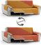 Bankbedekking Eysa NORUEGA Mosterd 100 x 110 x 160 cm