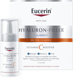 Eucerin Hyaluron-Filler + 3x EFFECT Vitamine C Booster - 3 x 8ml