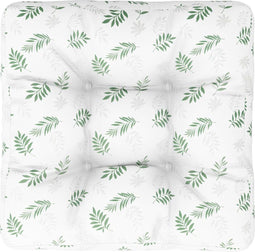 vidaXL - Palletkussen - bladpatroon - 50x50x12 - cm - stof