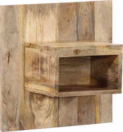 vidaXL - Nachtkastje - 50x27x50 - cm - massief - ruw - mangohout