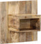 vidaXL - Nachtkastje - 50x27x50 - cm - massief - ruw - mangohout