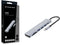 Conceptronic DONN19G - 7-in-1 Docking Station - HDMI USB-A 3.0 x 3 SD TF/MicroSD 100W USB PD - Grijs