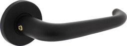 Intersteel Deurkruk Cue op rozet ø50x7 mm aluminium zwart
