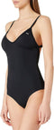 PUMA Swim Woman - V-neck Crossback Badpak - Comfort en bewegingsvrijheid - Zwart