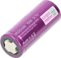 Efest Purple IMR26650 3500 mAh 3,7 V Li-Ion batterij hoge afvoer onbeschermd 26,1 x 65,7 mm