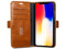 Dbramante1928 iPhone XS Max - Flip cover - Magneetsluiting en ruimte voor pasjes - Cognac
