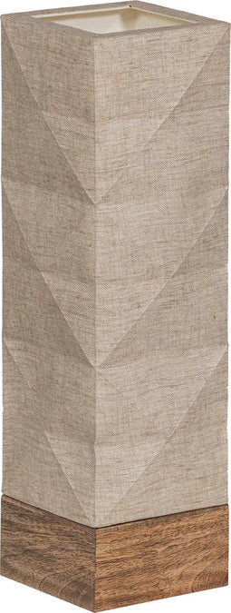 WOOOD Brett Tafellamp - Papier - Naturel - 43x19x19