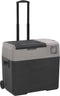 vidaXL - Koelbox - met - wielen - en - adapter - 30 - L - polypropeen - zwart - en - grijs