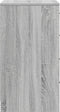 vidaXL - Dressoir - Grijs - Sonoma - 40x41x75 - cm - Engineered - Hout
