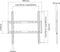 Ewent EW1502 Easy Fix L ultra dunne wandsteun voor tv’s tot en met 55 inch