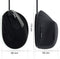 Ewent EW3157 Vertical Ergonomic - Muis - ergonomisch - optisch - 6 knoppen - met bekabeling - USB - zwart