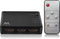 Ewent EW3730 4K HDMI Switch 3-poorts, toont 3 HDMI bronnen op een monitor