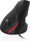 Ewent Optische Verticale Muis met Draad – Ergonomisch - 1000 DPI – 5 knoppen – EW3156