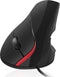 Ewent Optische Verticale Muis met Draad – Ergonomisch - 1000 DPI – 5 knoppen – EW3156