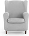 Hoes voor een oorfauteuil Eysa ULISES Parelgrijs 80 x 100 x 90 cm